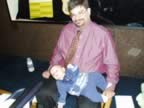Zev falling off Daddy's lap (112kb)