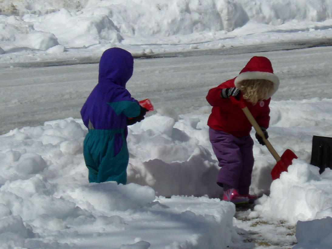 Daddy's little helpers